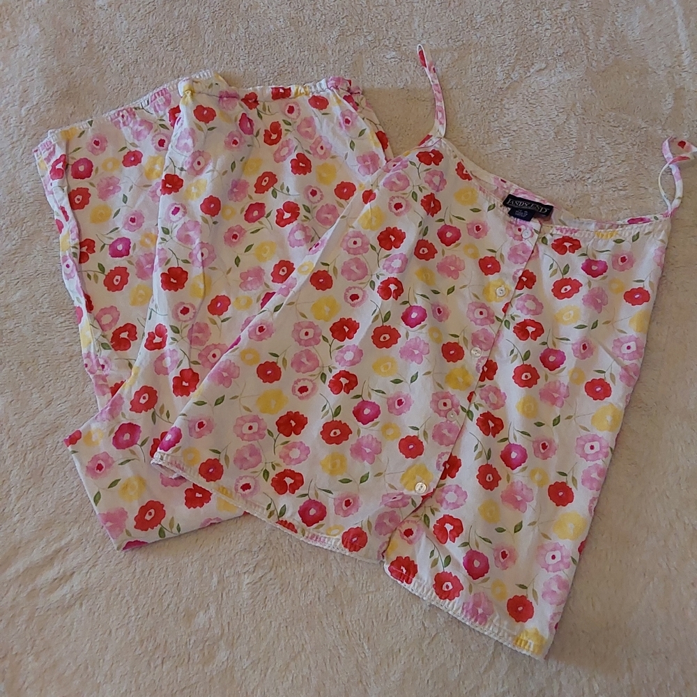 🌺 NWOT Lands' End Pajama Set